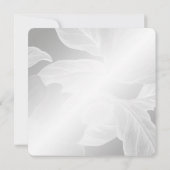 25e verjaardagsuitnodiging voor de foto in de roze kaart (Achterkant)