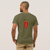 25e Veteranen van de infanteriedivisie LRPS T-shirt (Achterkant volledig)