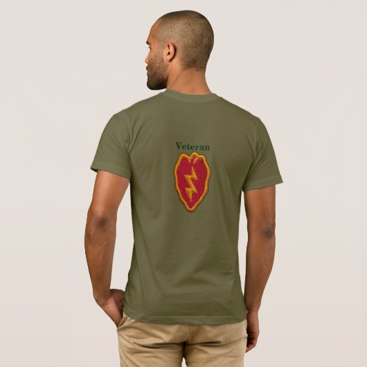 25e Veteranen van de infanteriedivisie LRPS T-shirt (Achterkant volledig)