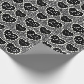 25e Zilver Glitter Jubileum | DIY-tekst Cadeaupapier (Hoek)