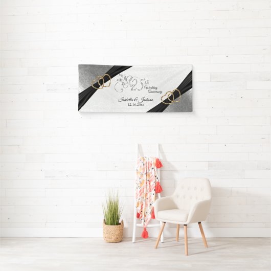 25e Zilver Jubileum / Dagen Spandoek (Insitu)