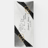 25e Zilver Jubileum / Dagen Spandoek (Verticaal)