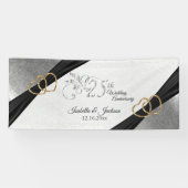 25e Zilver Jubileum / Dagen Spandoek (Horizontaal)