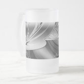 25e Zilver Jubileum Floral Beer Stein Mok (Voorkant links)