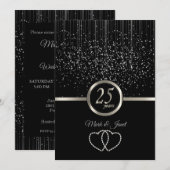 25e Zilver Jubileum Starlights Kaart (Voorkant / Achterkant)