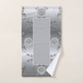 25e zilveren bruiloft Jubileum handdoek (Handdoek)