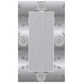 25e Zilveren Bruiloft Jubileum Tafelkleed (Voorkant)