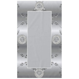 25e Zilveren Bruiloft Jubileum Tafelkleed
