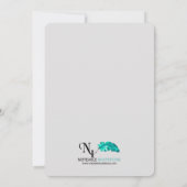 25e Zilveren Bruiloft Uitnodiging (Achterkant)