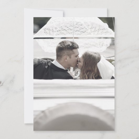 25e Zilveren Huwelijksjubileum Foto Groene Decorat Kaart (Achterkant)