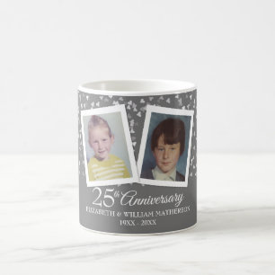 25e zilveren huwelijksjubileum foto's uit de kinde koffiemok