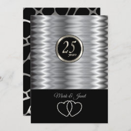 25e Zilveren Huwelijksjubileum - Giraffe 🦒 Patroo Kaart