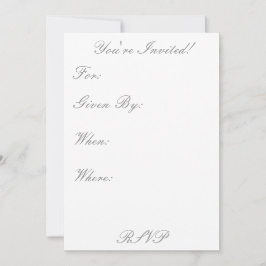 25e zilveren huwelijksjubileum kaart (Achterkant)