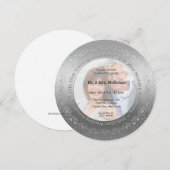 25e zilveren huwelijksjubileum kaart (Voorkant / Achterkant)