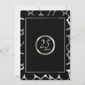 25e Zilveren Huwelijksjubileum Ontwerp - Giraffe O Kaart (Voorkant)