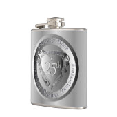 25e zilveren Jubileum Heupfles (Links)