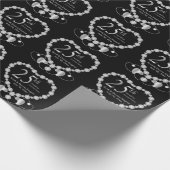 *25e Zilveren Jubileum Personaliseren Cadeaupapier (Hoek)