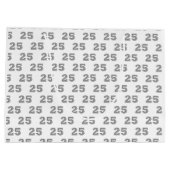 25e zilveren Jubileum verjaardagsgeschenktassen Large Cadeautasje (Achterkant)