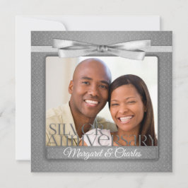 25e zilveren jubileumviering met foto kaart