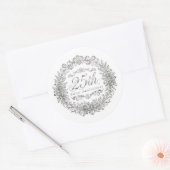 25e Zilveren Sticker (Envelop)