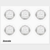 25e Zilveren Sticker (Vel)