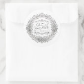 25e Zilveren Sticker (Tas)