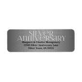 25e zilveretiket op het Jubileum Etiket (Voorkant)