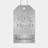 25e zilverJubileum Cadeaulabel (Voorkant)