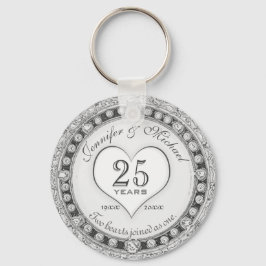 25e ZilverJubileum Sleutelhanger