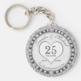 25e ZilverJubileum Sleutelhanger