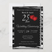 25e zilverJubileum - Zebrapatroon - Liefde Kaart (Voorkant)