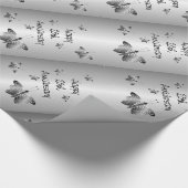 25e Zilverweddenschap Jubileum Cadeaupapier (Hoek)