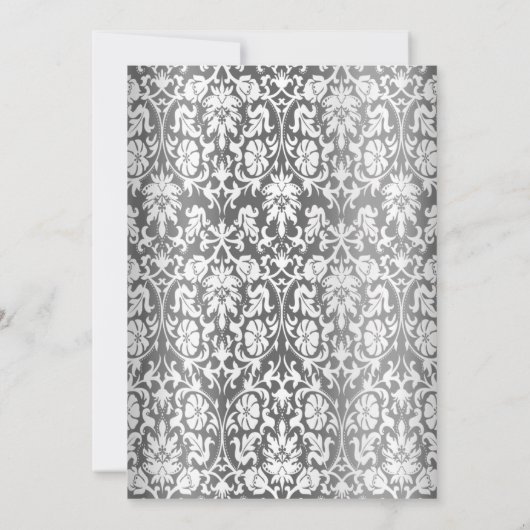 25e Zilverweddenschap Jubileum | DIY-tekst Kaart (Achterkant)