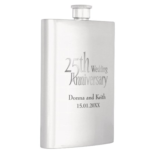 25e Zilverweddenschap Jubileum Flacon (Rechts)