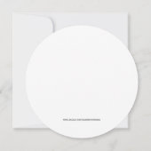 25e Zilverweddenschap Jubileum Kaart (Achterkant)