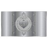 25e Zilverweddenschap Jubileum Kussensloop (Voorkant-Links)