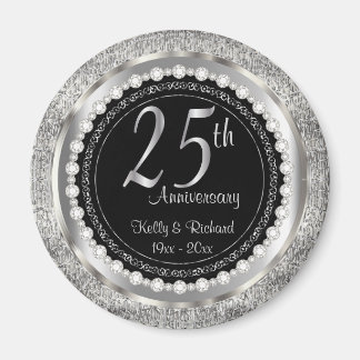 25e Zilverweddenschap Jubileum Magneet