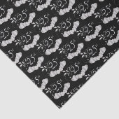 25e Zilverweddenschap Jubileum Tissuepapier (Detail)