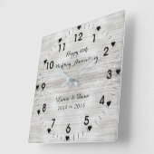 25e Zilverweddenschap Jubileum Vierkante Klok (Hoek)