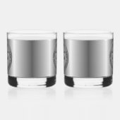 25e Zilverweddenschap Jubileum Whisky Glas (Links)
