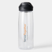 25oz CamelBak Eddy® Fles - Helder (Achterkant)