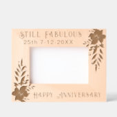 25ste Happy Jubileum Paar Gegraveerde Lijstjes (Voorkant)