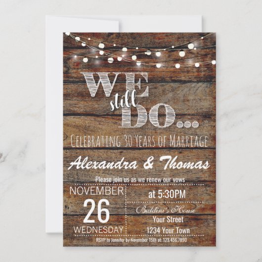 25ste huwelijksjubileum, we vieren nog steeds onze kaart (Voorkant)