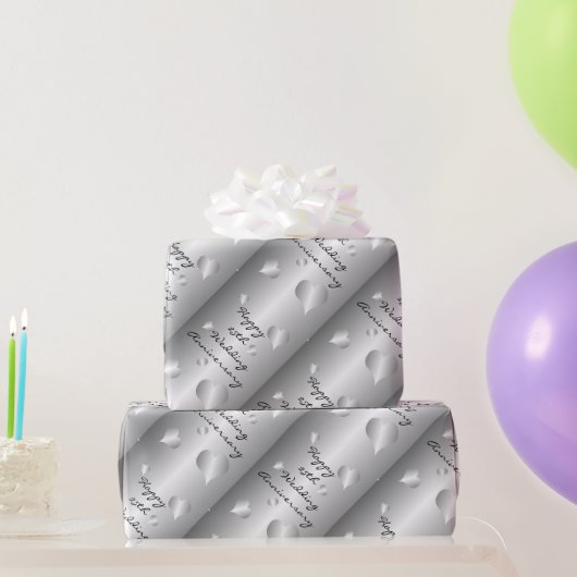 25ste huwelijksverjaardag cadeaupapier (Feestgeschenken)