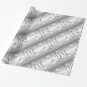 25ste huwelijksverjaardag cadeaupapier (Uitgerold)