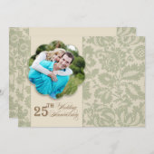 25ste huwelijksverjaardag kaart (Voorkant / Achterkant)