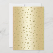 25ste huwelijksverjaardag Surprise - Goud Kaart (Achterkant)