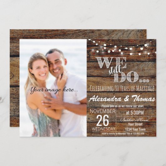 25ste huwelijksverjaardag, We vieren nog steeds on Kaart (Voorkant / Achterkant)