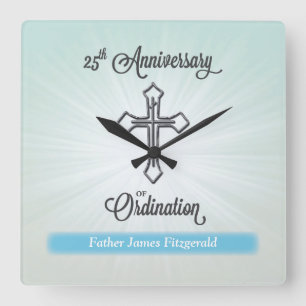 25ste Jubileum van Ordening, Vierkante Gift Klok