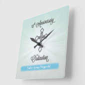 25ste Jubileum van Ordening, Vierkante Gift Klok (Hoek)